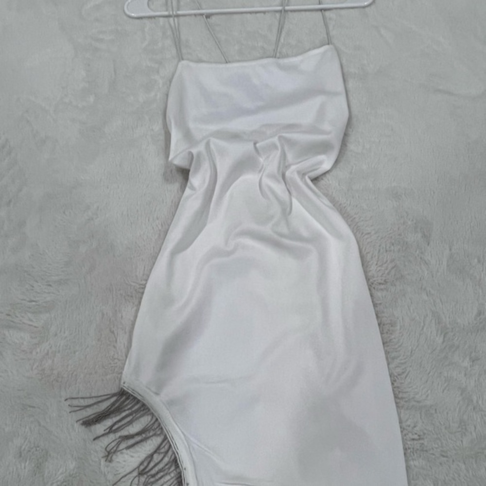 Mini white dress